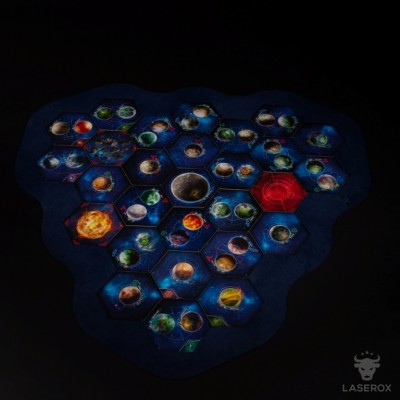 Twilight Imperium Map Frame (3 player module) - Blue